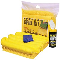 5 Star Chemical Spill Kit in Heat-sealed Bag Yellow FS635099
