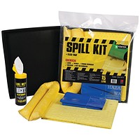 5 Star Chemical Spill Kit with Flexi-tray 15L Yellow FS635471