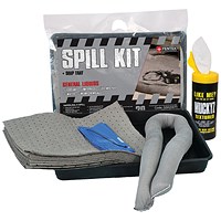 5 Star Gel Pup Spill Kit with Drip-tray 20L Grey FS635709