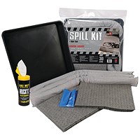 5 Star Gel Pup Spill Kit with Drip-tray 30L Grey FS635860