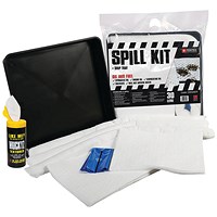 5 Star Oil and Fuel Spill Kit with Drip-tray 30 Litre White FS636003