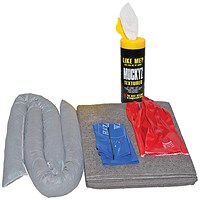 5 Star Refill Kit for 20L Spill Kit in a Hi-Vis Bag Grey FS636058