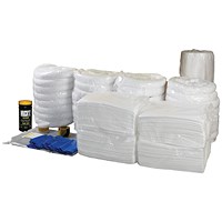 5 Star Refill Kit for 20L Spill Kit in a Hi-Vis bag White FS636119