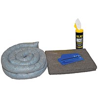 5 Star Refill Kit for 50L Spill Kit in a Hi-Vis Bag Grey FS636348