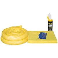 5 Star Refill Kit for 50L Spill Kit in a Hi-Vis Bag Yellow FS636515
