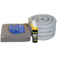 5 Star Refill Kit for 90L Spill Kit in a Drum with Lid Grey FS636607