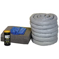 5 Star Refill Kit for 120L Spill Kit in a Wheelie Bin Grey FS636829