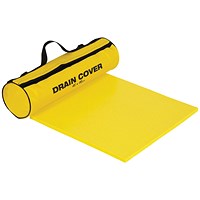 5 Star Drain Cover 460x460mm in Wallmounted Holdall Yellow FS637499