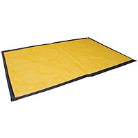 5 Star SpillTrapper Oil Absorbent Mat Large Yellow FS638182