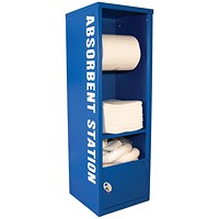 5 Star Fully Stocked Oil and Fuel Absorbent Station Blue FS639165