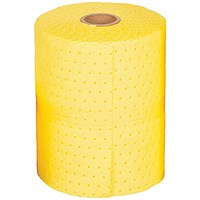 5 Star Medium Weight Chemical Roll Poly Pack 380mmx39m Yellow FS639721