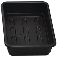 5 Star Evo Recycled Spill Tray 230x170x60mm Black FS639882