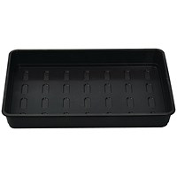5 Star Evo Recycled Spill Tray 580x405x70mm Black FS640017