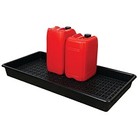 5 Star Evo Rcyc Spill Tray with Removable Grid 8x25L Black FS641670