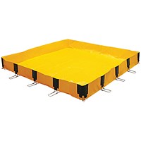 5 Star InstaBund Pool 4 Corner/12 Side 2000x2000x250mm Yellow FS642387