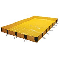 5 Star InstaBund Pool 4 Corner/18 Side 2000x3500x250mm Yellow FS642448
