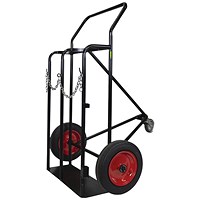 5 Star Double Cylinder Trolley 610x710x1270mm FS643674