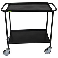 5 Star Mobile Shelf Trolley with Steel Shelves 950x450x900mm FS644190