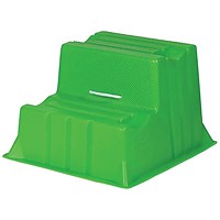 5 Star 2 Tread Industrial Steps PE Green 510x600x370mm FS645845