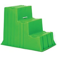 5 Star 3 Tread Industrial Steps PE Green 520x740x635mm FS645982