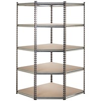 5 Star Hdut 5 Tier Corner Shelving 1000x600x1800mm