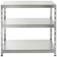5 Star Hdut 3 Tier Galvanised Shelving 1000x600x 900m