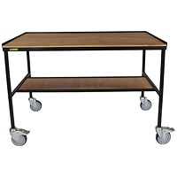 5 Star Mobile Workstation with Undershelf 1200x600x860mm FS647214