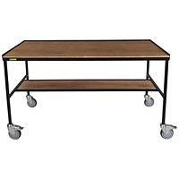 5 Star Mobile Workstation with Undershelf 1500x600x860mm FS647221
