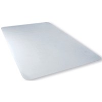 5 Star PVC Carpet Chairmat with Gripper Backing, 116x150cm, Clear