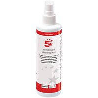 5 Star White Board Cleaner 250ml Bottle 668028