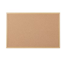 5 Star Cork Noticeboard Oak Effect Frame 900x600mm