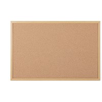 5 Star Cork Noticeboard Oak Effect Frame 1800x1200mm
