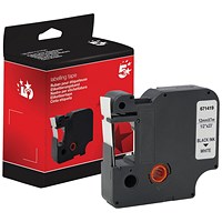 Five Star Non-OEM Replacement for Dymo 45013 Black on White 12mm x 7m FS671419