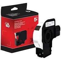 Five Star Non-OEM Replacement for Brother DK-11204 Black on White 17mm x 54mm 400/Roll FS672774