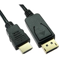 5 Star DisplayPort to HDMI Cable 2m