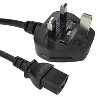 5 Star Power Cable 2m Kettle Lead C13