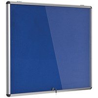 5 Star Glazed Fire Retardant Noticeboard 6x A4 Sheets Blue