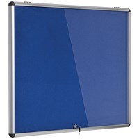 5 Star Glazed Fire Retardant Noticeboard 15x A4 Sheets Blue