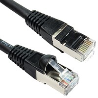 5 Star Cat6A S/STP Lsoh Patch Cable Snagless 3m Black FS686959