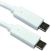 5 Star USB-C to USB-C 10GBPS Cable 100W 1m White