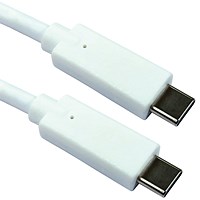 5 Star USB-C to USB-C 10GBPS Cable 100W 1.8m White