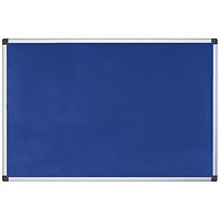 5 Star Fire Retardant Noticeboard 900x600mm Blue