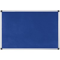 5 Star Fire Retardant Noticeboard 1200x900mm Blue