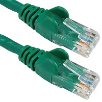 5 Star Network 6 Lsoh Moulded Patch Lead 0.5m Green FS711336