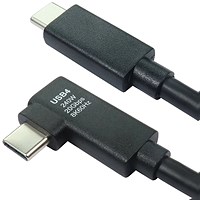 5 Star USB4 240W Cable 20GBPS Right Angle Connector 1m