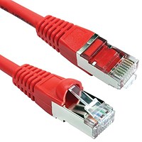 5 Star Category 6A Sstp Patch Snagless Cable 0.5m Red FS711380