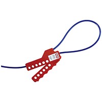 5 Star Multipurpose Cable Lockout Coated Steel Cable 2.5m FS712576