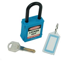 5 Star Di-Electric Non Conductive Safety Lockout Padlock Blue FS712581
