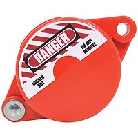 5 Star Gate Valve Lockout 25-63.5mm Red FS712593