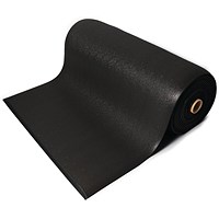 5 Star Anti-Fatigue Textured Top Mat, 900mm x 18.3m, Black